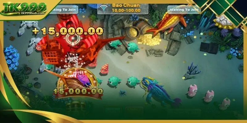 Observe the legendary treasure ships as they drop valuable golden chests